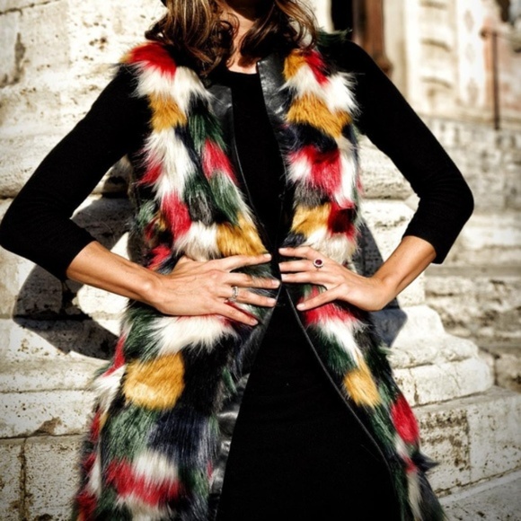 Jackets & Blazers - SOLD OUT STATEMENT "FAUX FUR" VEST